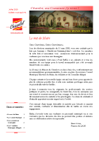 Bulletin n°1 Juillet 2020